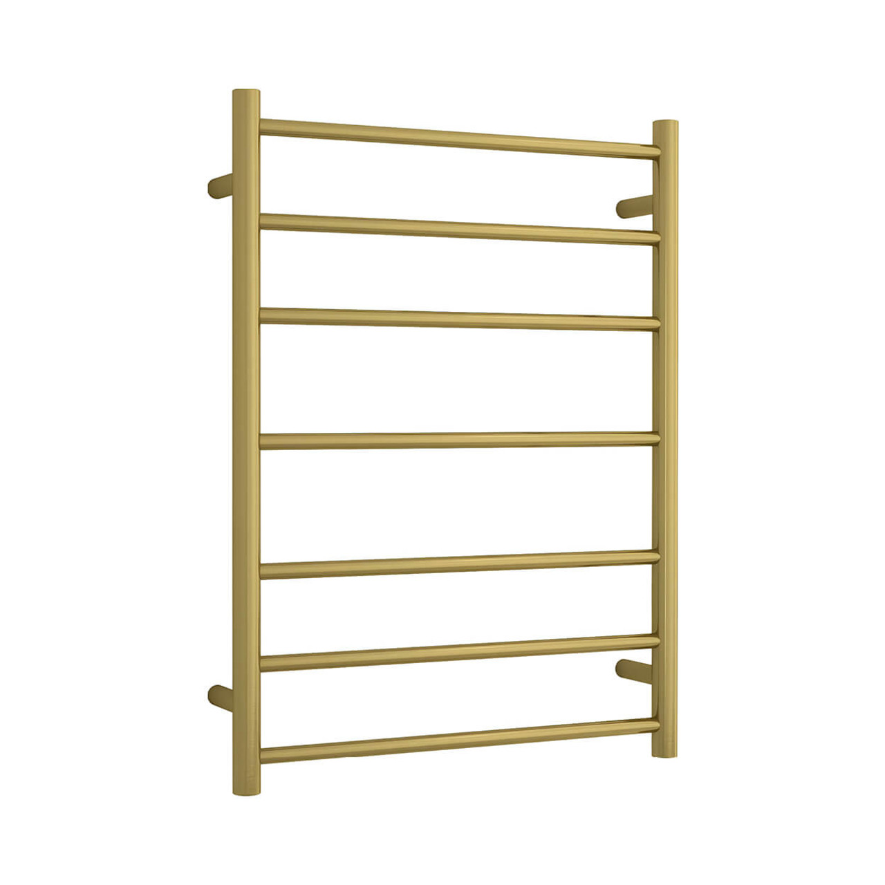  Thermorail Straight Round Ladder Heated Towel Rail Brushed Gold 