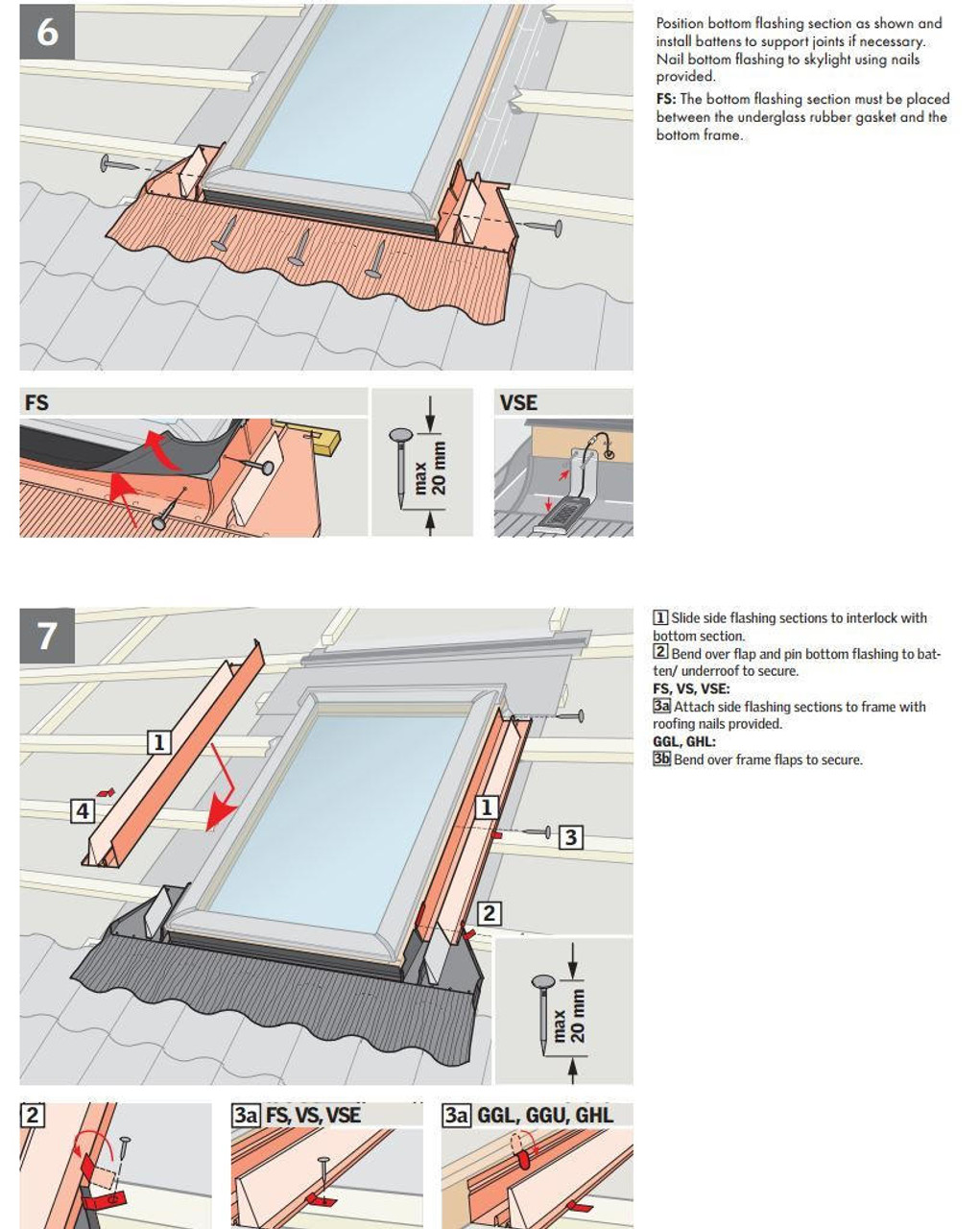 Velux Skylights Fixed Flashing Kit VELUX FLASHING EDW C08