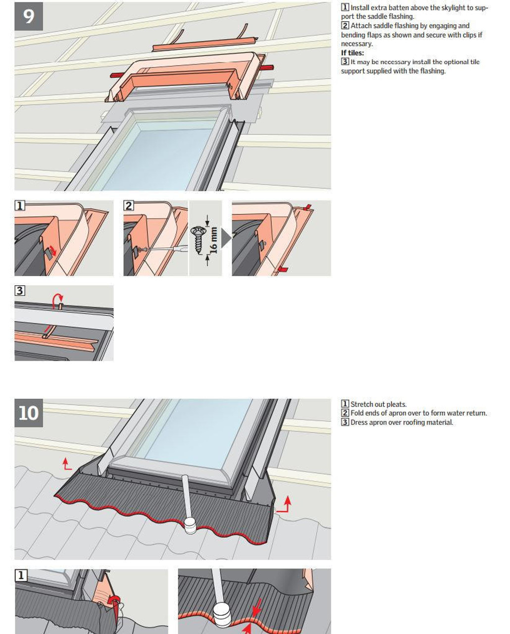 Velux Skylights Fixed Flashing Kit VELUX FLASHING EDW M04