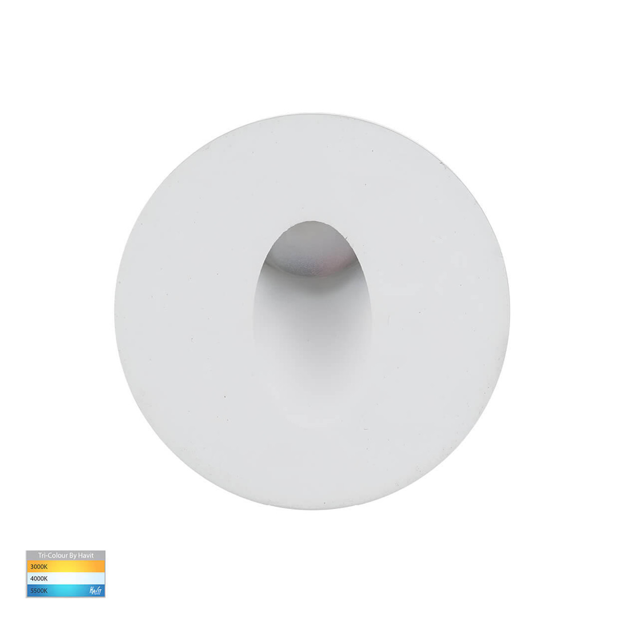 Havit Lighting Havit Mini Reces Round TRI Colour Recessed LED Step Light 