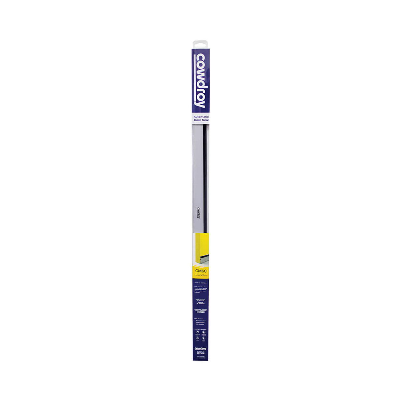  Cowdroy CM60 Automatic Door Seal Clear Anodised 915mm 