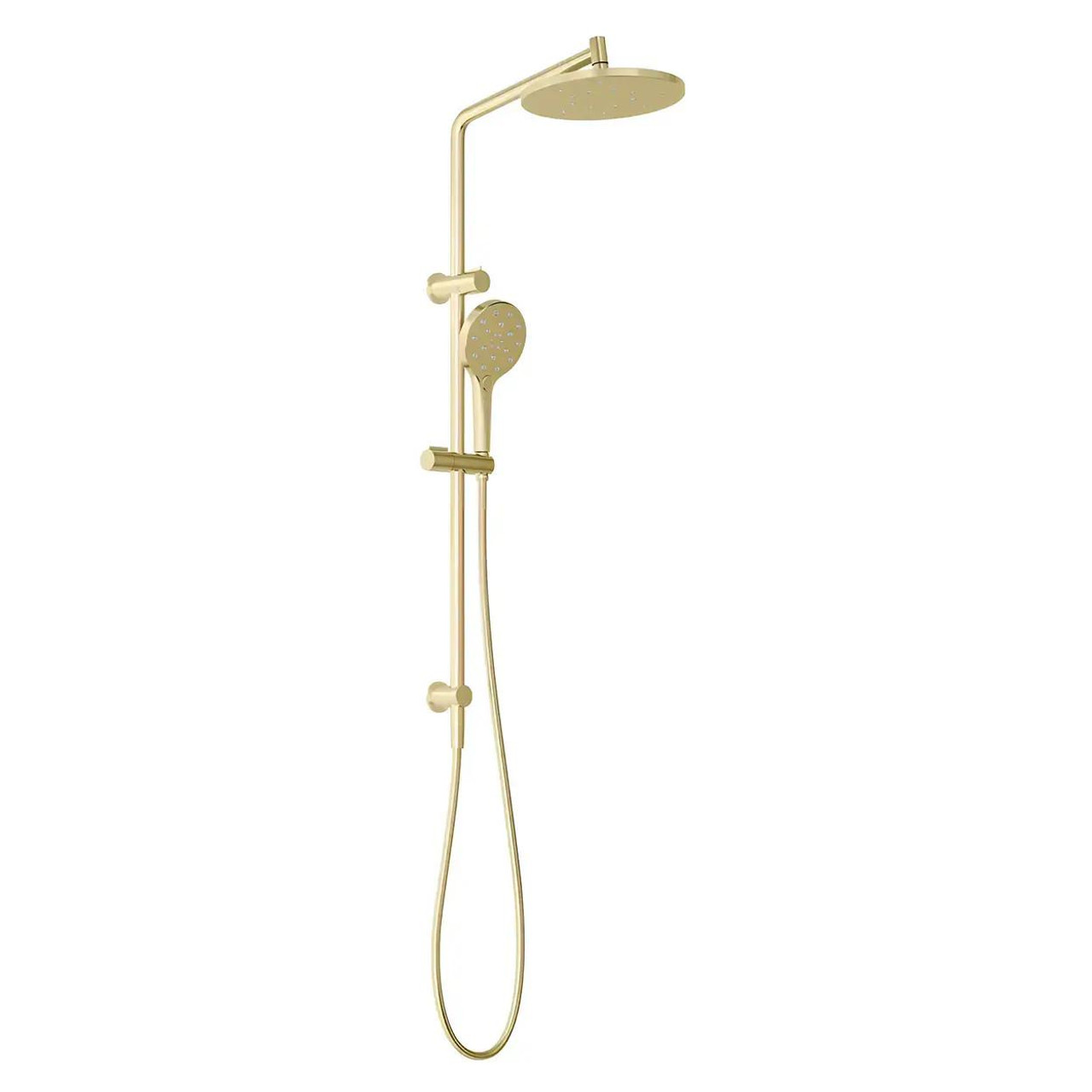 Phoenix Tapware PHOENIX ORMOND TWIN SHOWER BRUSHED GOLD 