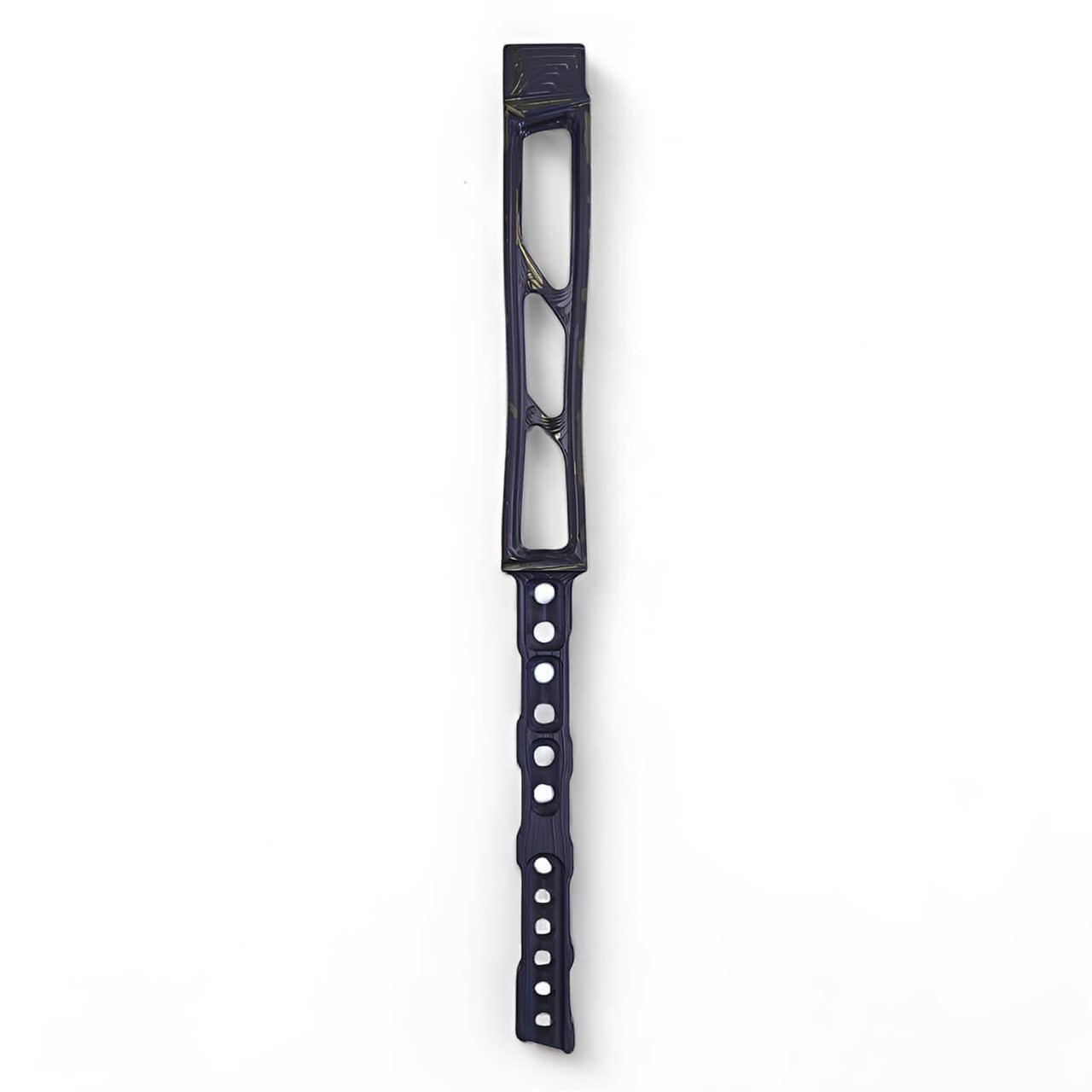 Kinetic Customs Kinetic Titan Titanium Framing Handle 16 Inch Anodised Striped Purple  Kinetic Customs Kinetic Titan Titanium Framing Handle 16 Inch Anodised Striped Purple