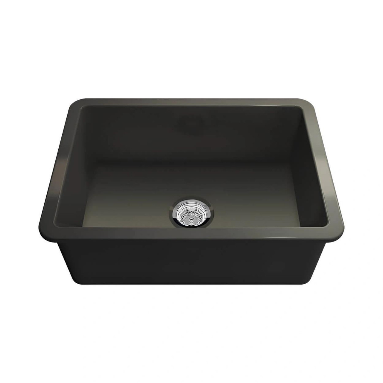 Turner & Hastings Turner Hastings Cuisine 68 x 48 Fireclay Sink - Matte Black, Inset/Undermount 