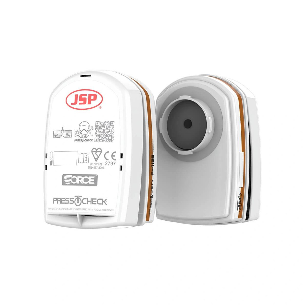 JSP Safety JSP PressToCheck™ A2 P3 Respiratory Filters with Instant Seal Verification 