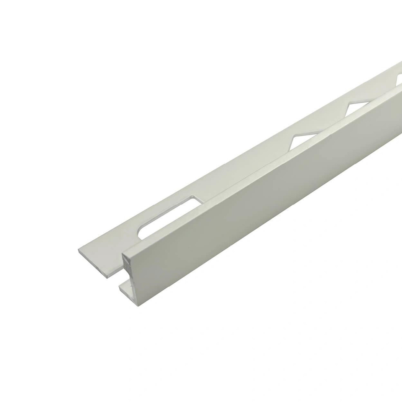  DTA Signature Matt Silver Aluminium L-Shape Tile Trim 3 Metres - Sophisticated Edge Perfection 