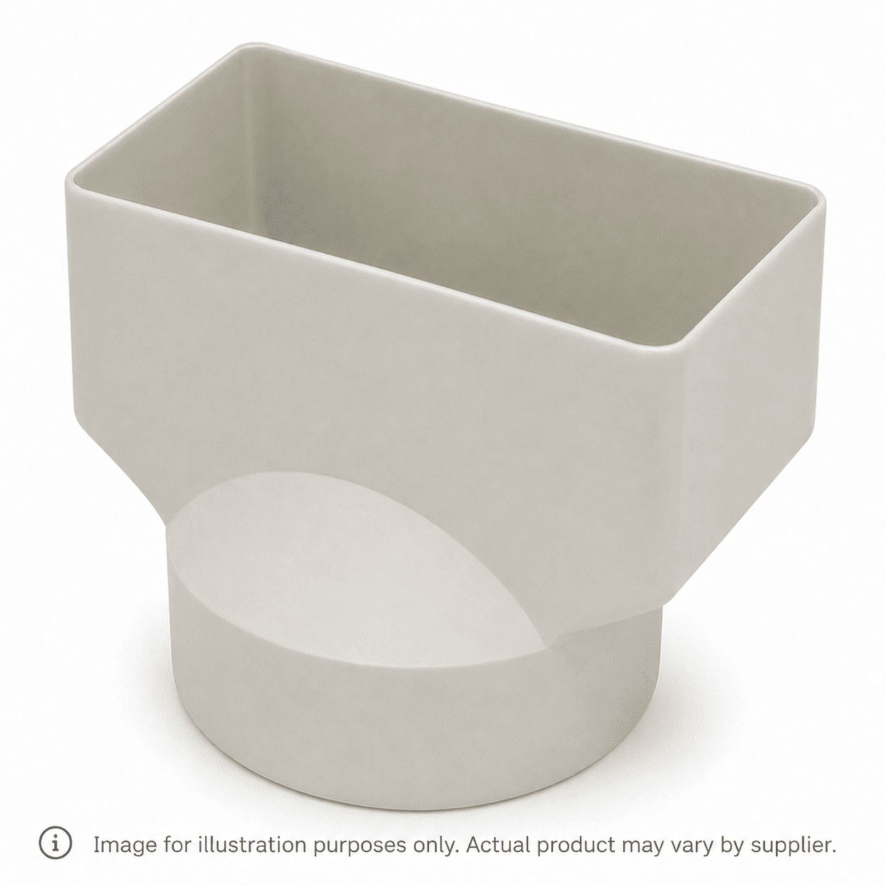 100 x 80 x 90mm PVC Downpipe Adaptor