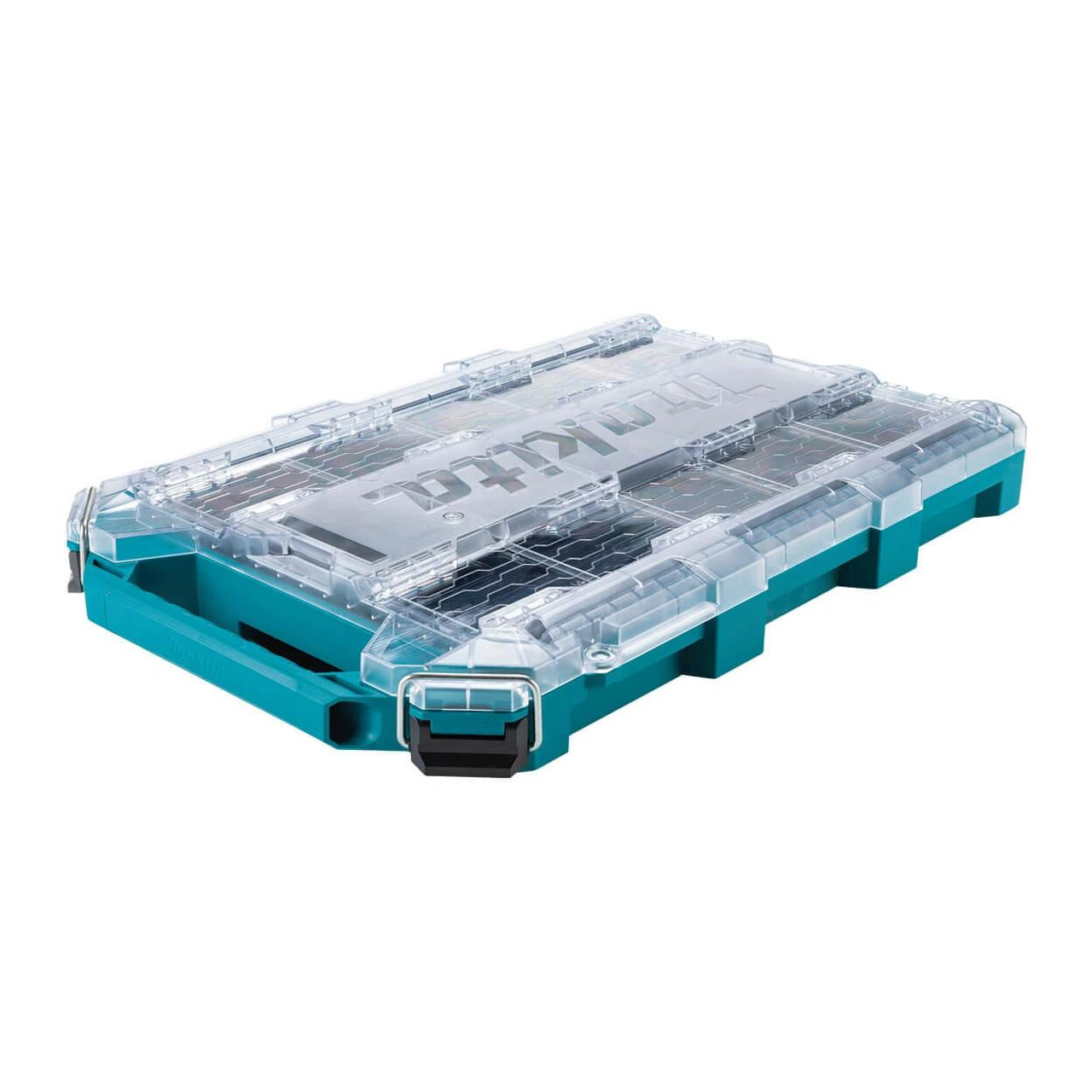  Makita MAKTRAK™ Low Profile Medium Organiser T-90059 - Compact Modular Storage with Clear Lid 