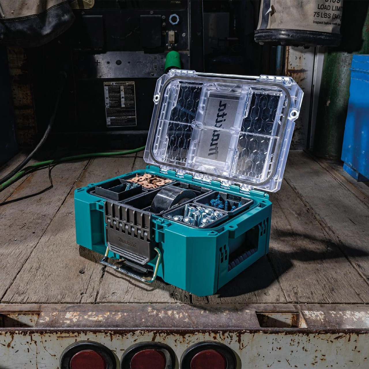  Makita MAKTRAK™ Deep Compact Organiser T-90065 - Rugged Storage for Small Tools & Parts 
