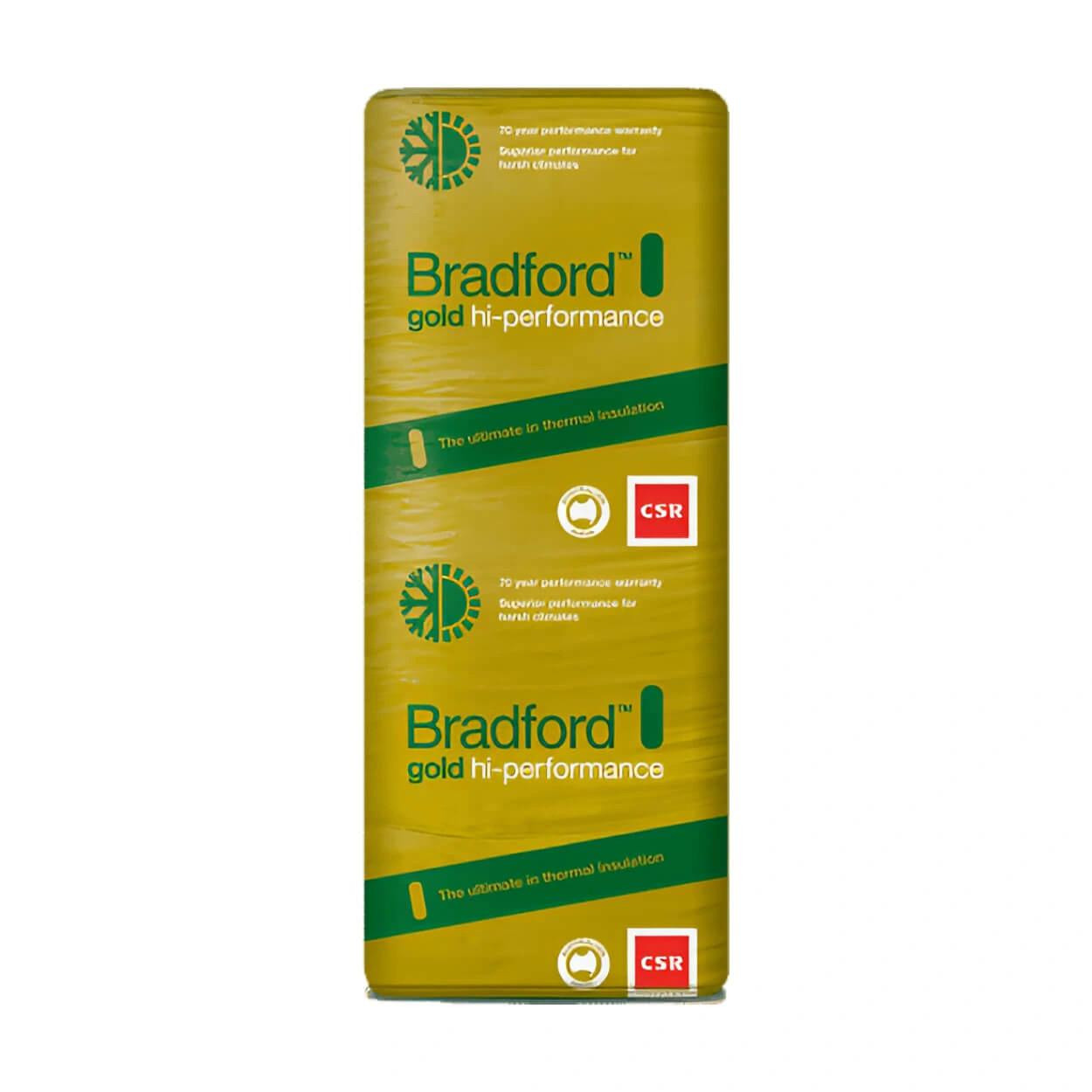  Bradford Gold™ R2.7 Wall Insulation Batts - High Performance Thermal Insulation (90mm for Timber Frame Walls) 