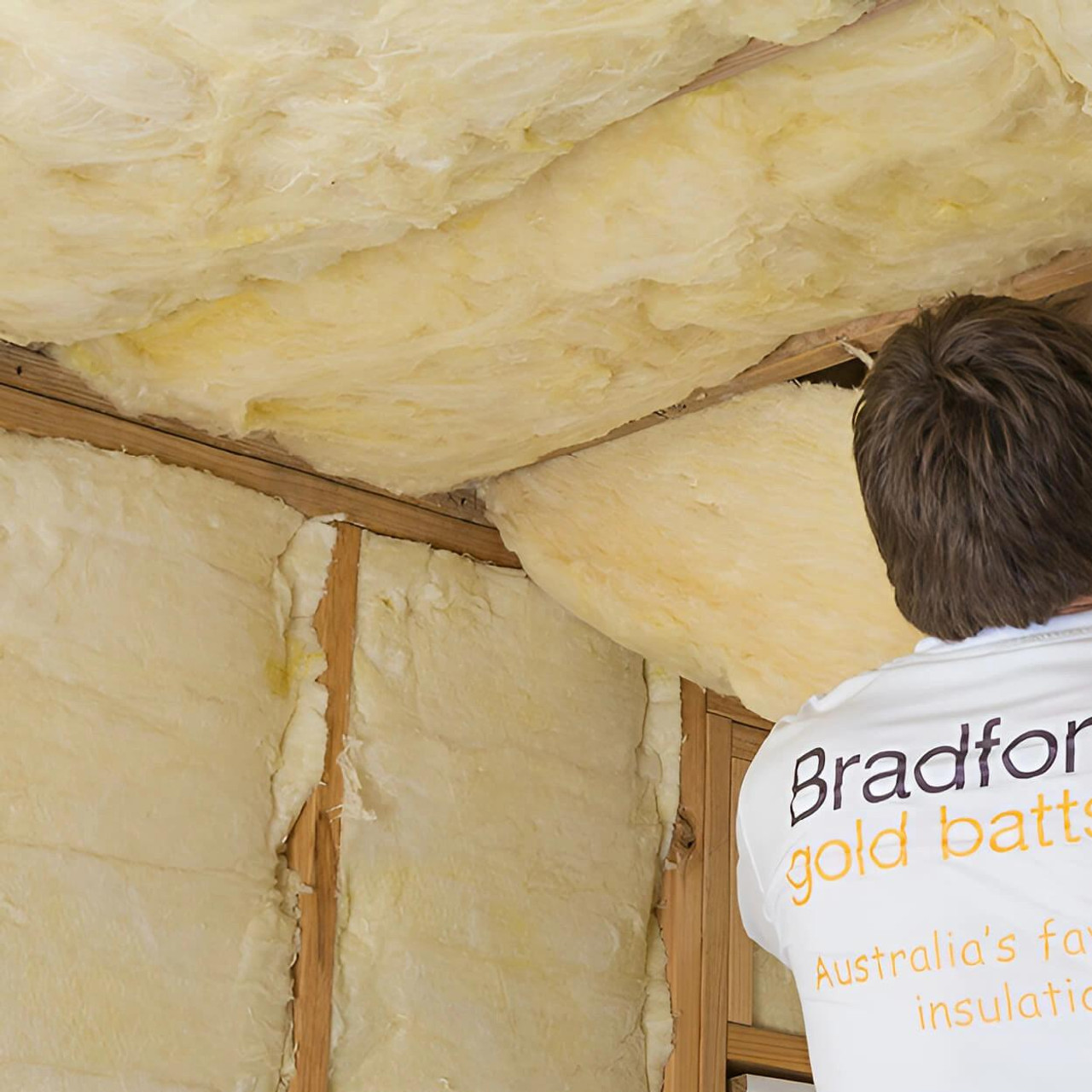  Bradford Gold™ R6.0 Ceiling Insulation Batts - High Performance Thermal Barrier (260mm for Timber Frame Ceilings) 