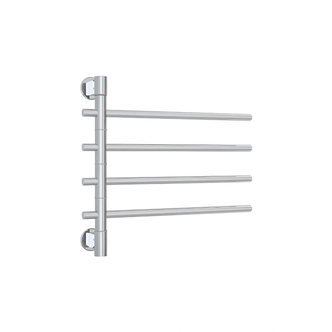  Thermorail Swivel Non-Heated Towel Rail - 600x540 4 Bar Polished Stainless Steel 
