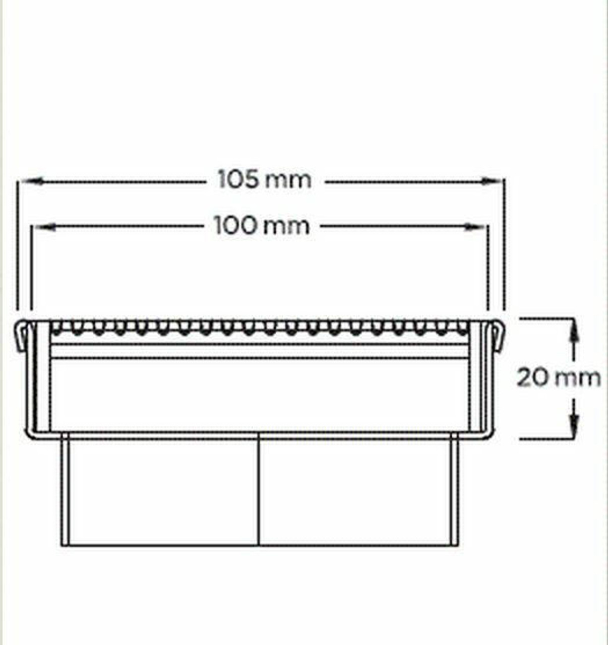 Stormtech 100ARIC20-1200 Stormtech Stainless Steel Grate