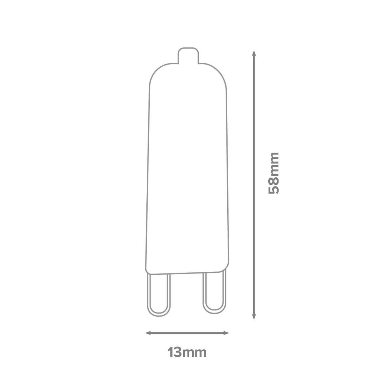  Lusion G9 Halogen Lamp - Clear, 18W / 28W / 42W 