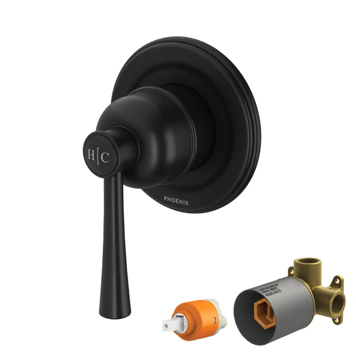 Parisi Phoenix Cromford Switchmix Shower Wall Mixer Set 