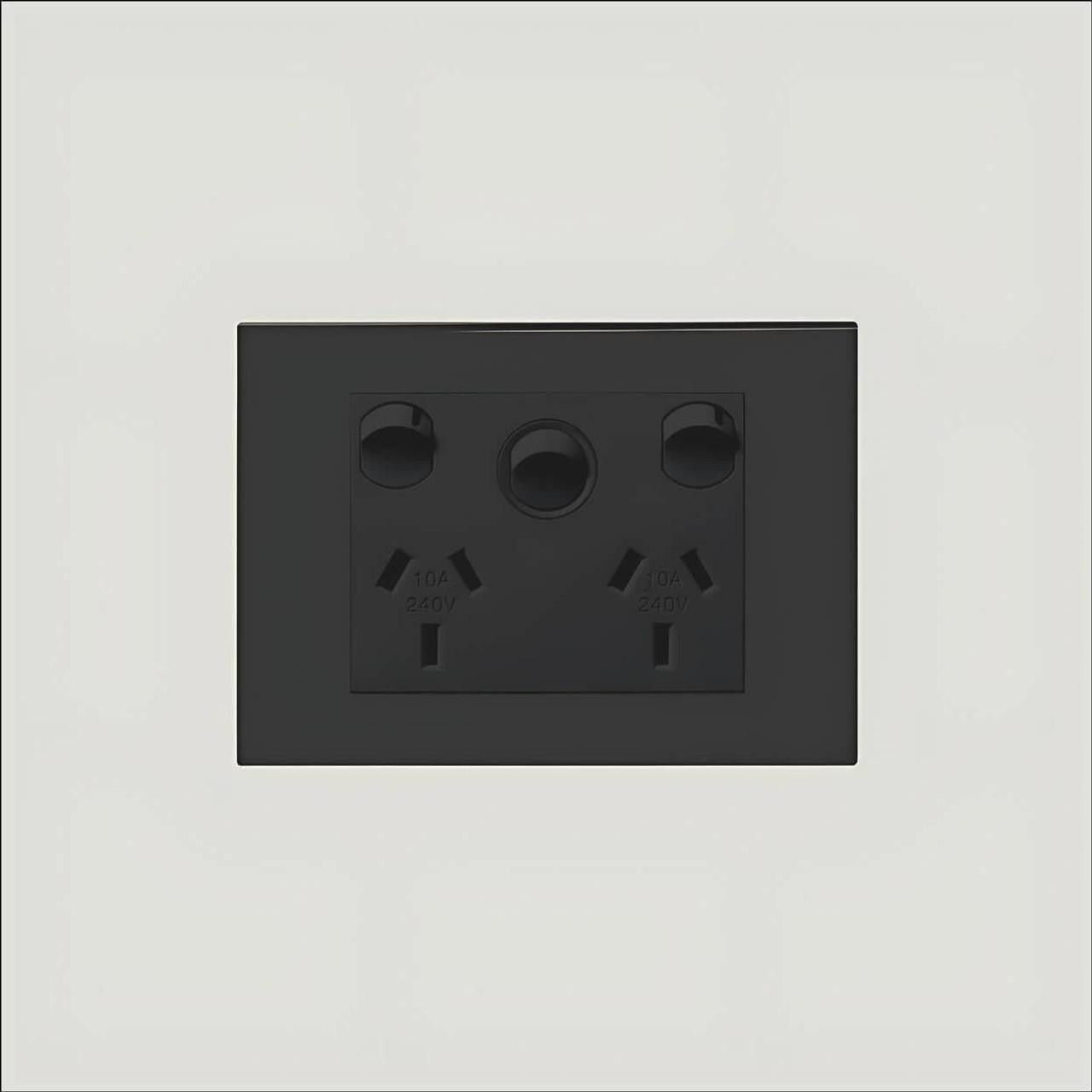  HPM Vivo 10A Horizontal Double Power Point with Switch 