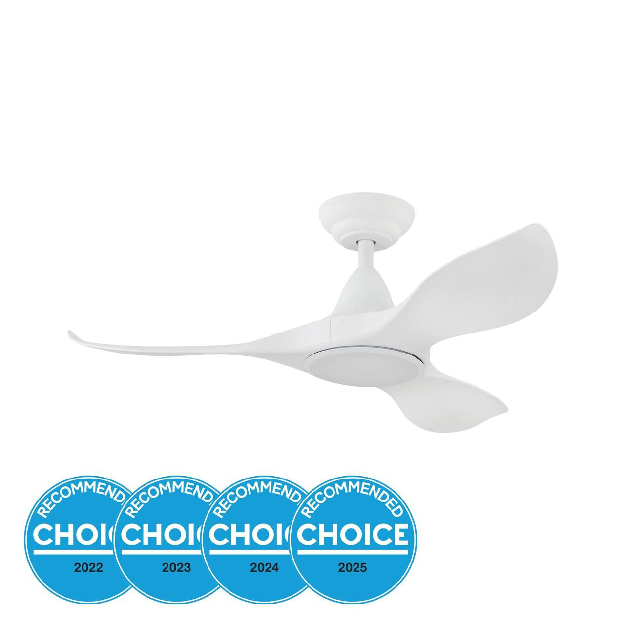 Eglo Noosa 40" Ceiling Fan with Light White 204287 