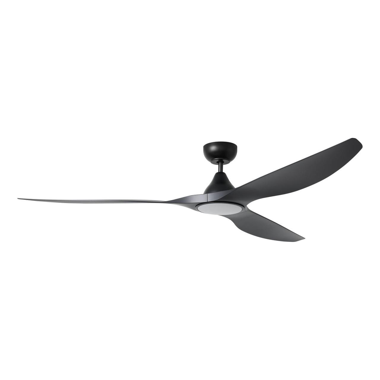 Eglo Surf 72" Ceiling Fan with Light Black  