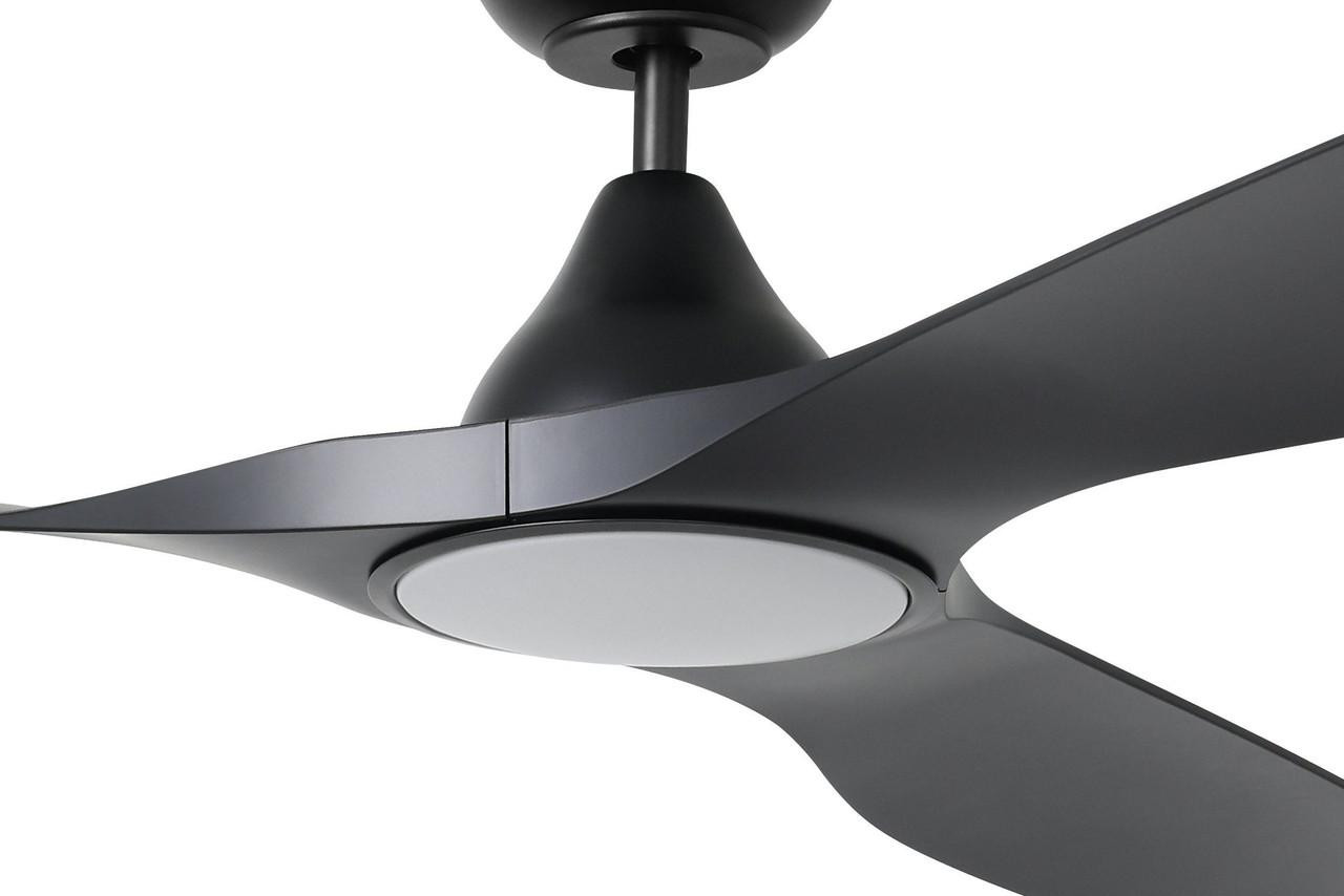 Eglo Surf 72" Ceiling Fan with Light Black  