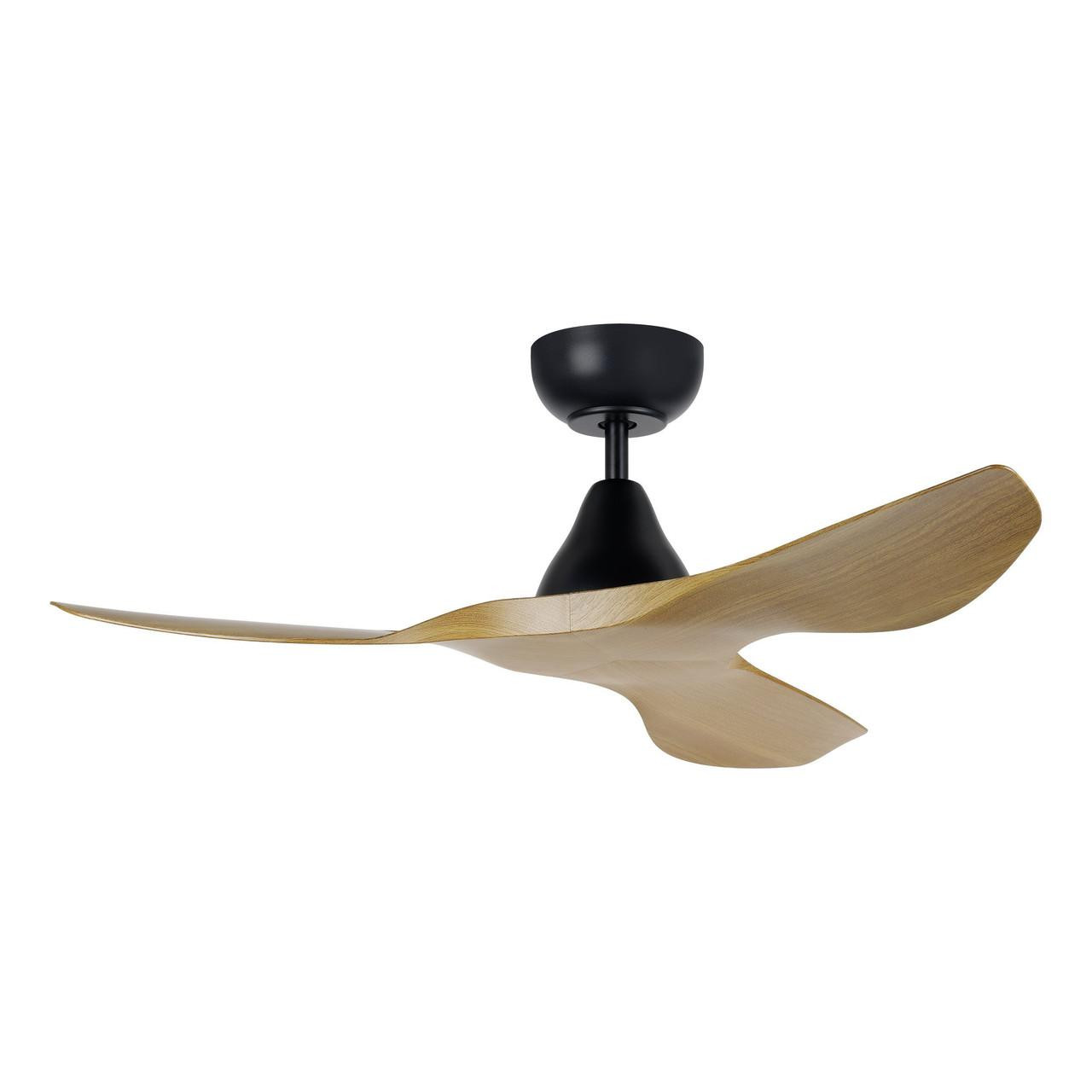 Eglo Surf 40" Ceiling Fan Black and Teak 20789217 