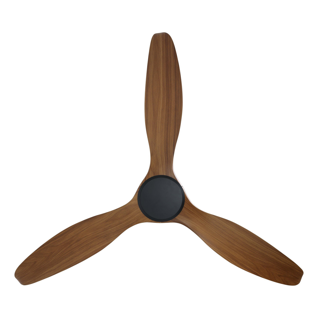 Noosa 60" Ceiling Fan Black and New Teak 20684907