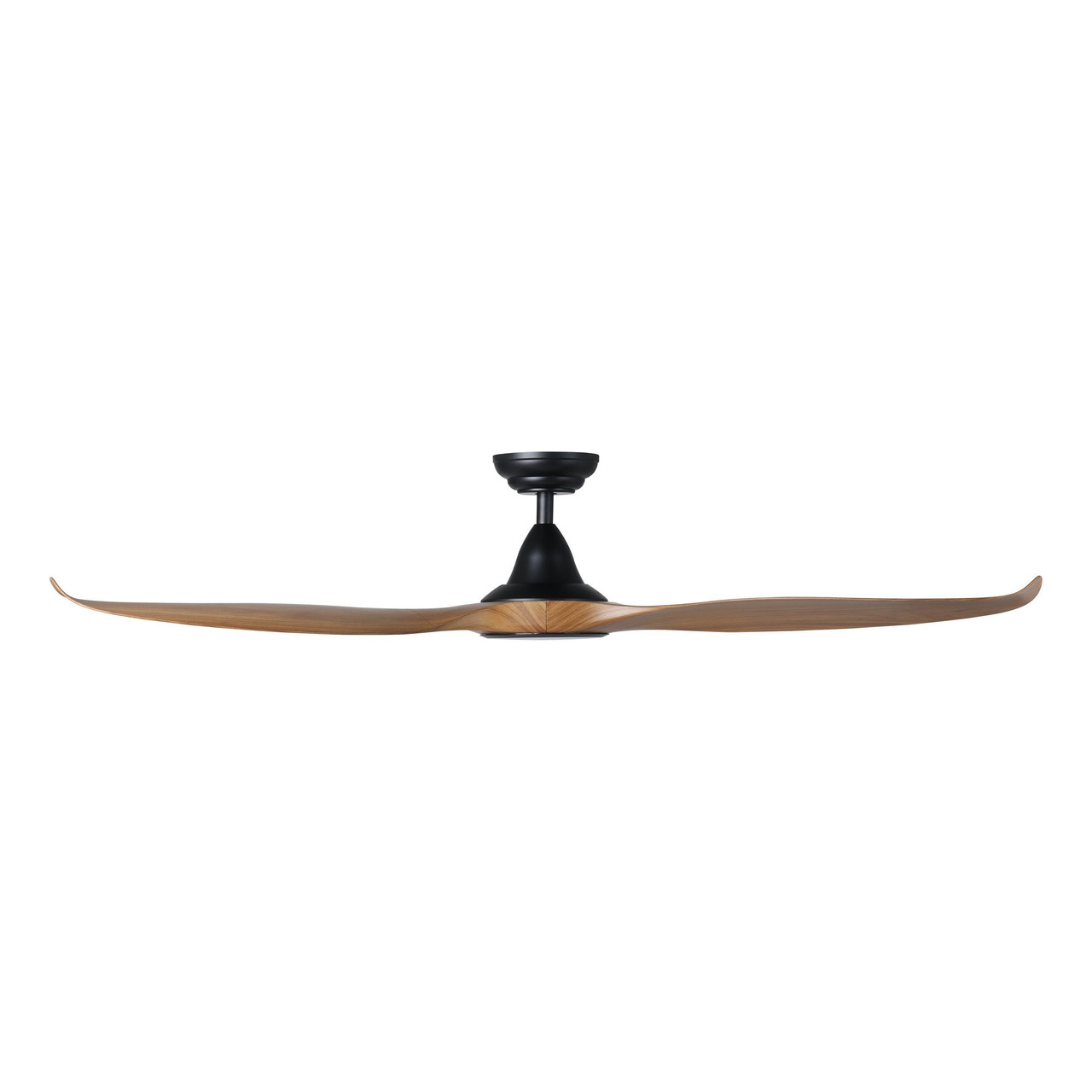 Noosa 60" Ceiling Fan Black and New Teak 20684907