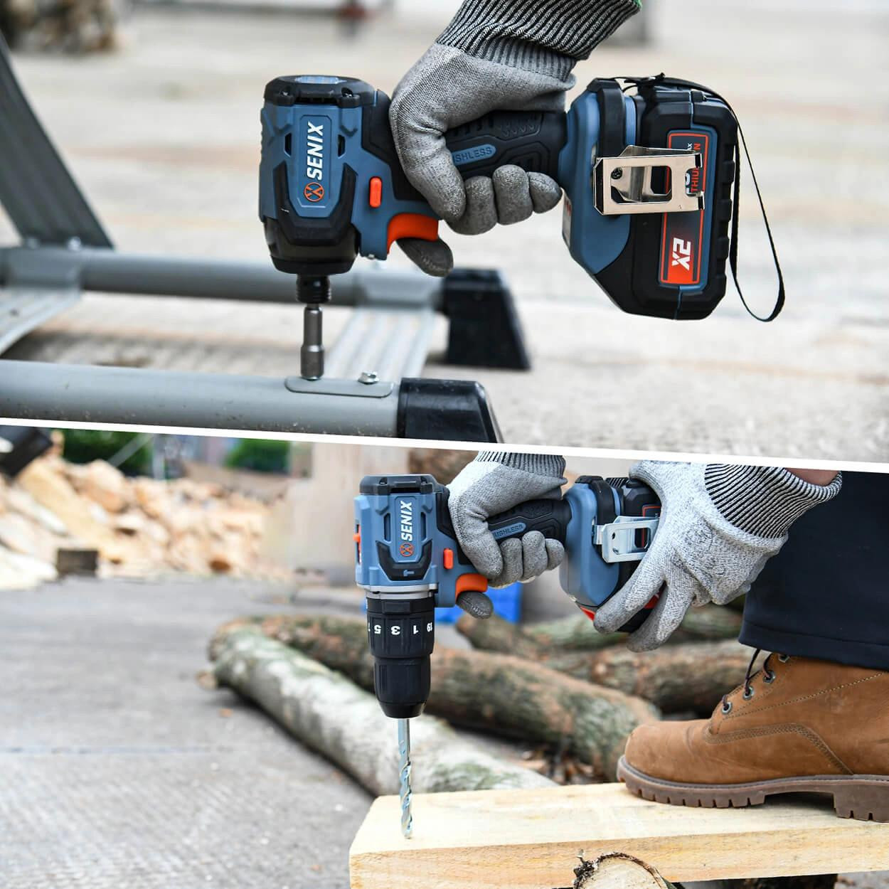 Senix Tools Senix X2 18V 2 Piece Combo Kit S1 