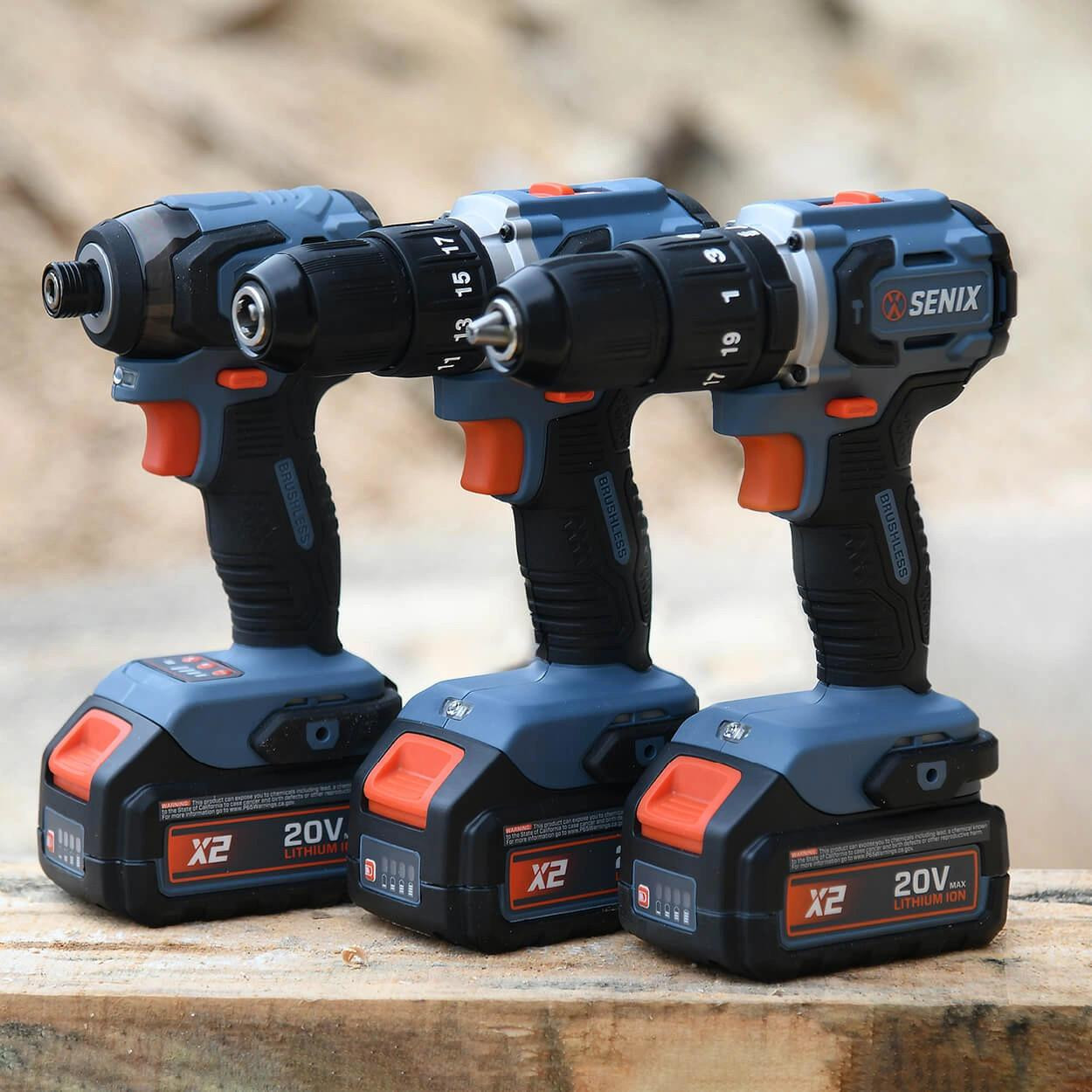 Senix X2 18V 2 Piece Combo Kit