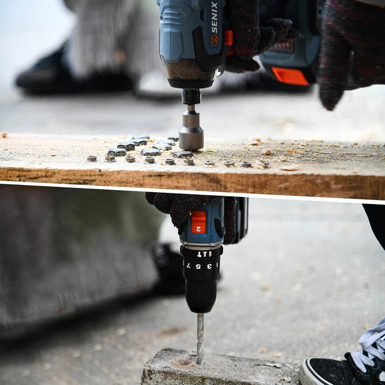 Senix X2 18V 2 Piece Combo Kit