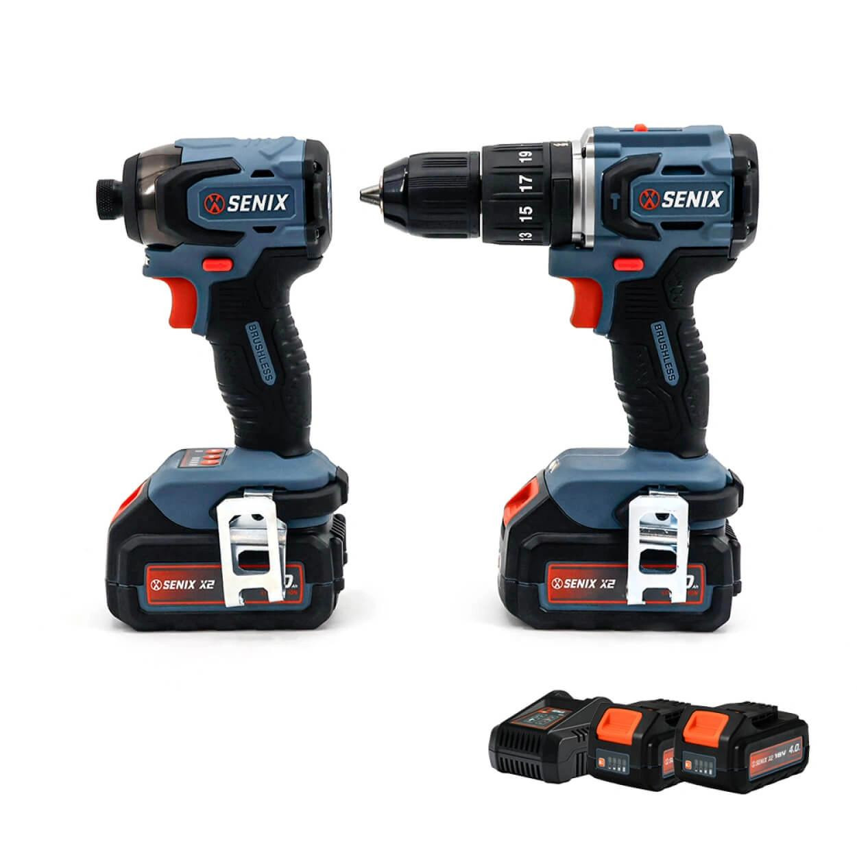 Senix X2 18V 2 Piece Combo Kit