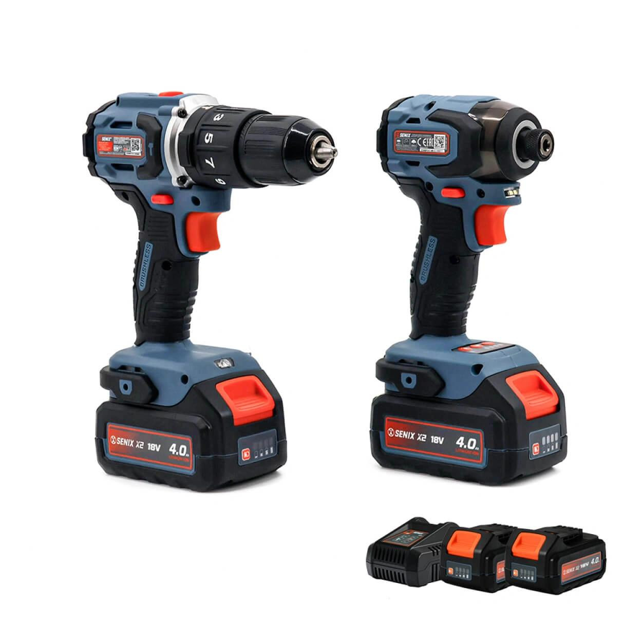 Senix X2 18V 2 Piece Combo Kit