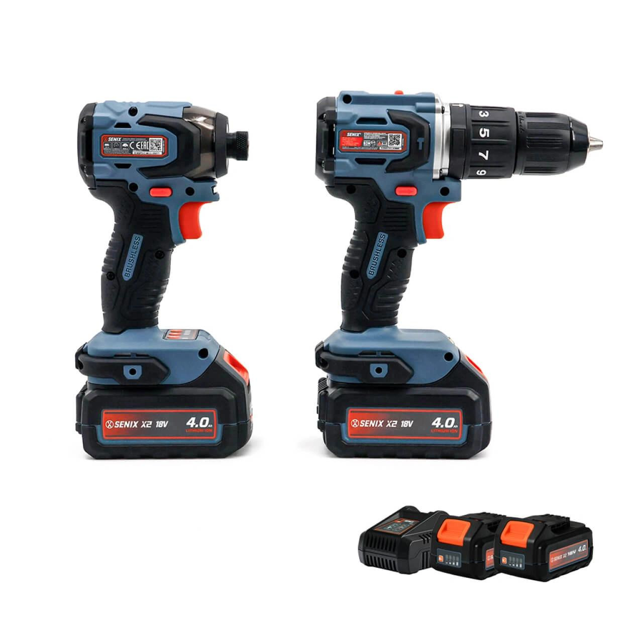 Senix X2 18V 2 Piece Combo Kit