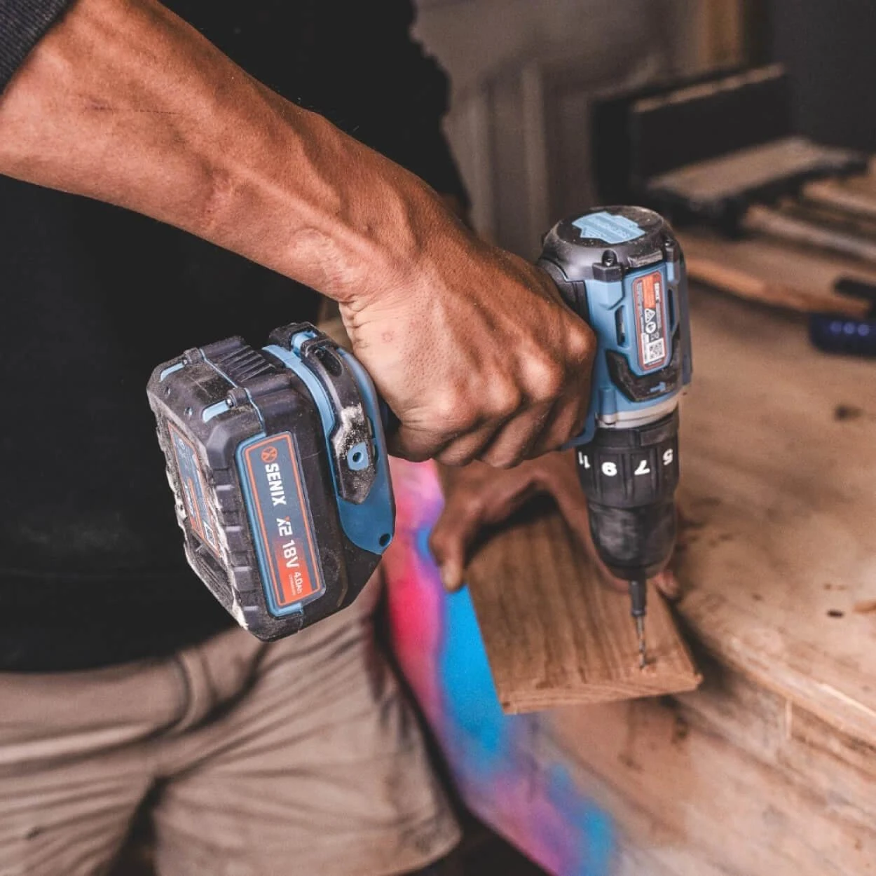 Senix Tools Senix X2 18V Brushless 60Nm Drill/Driver Skin 