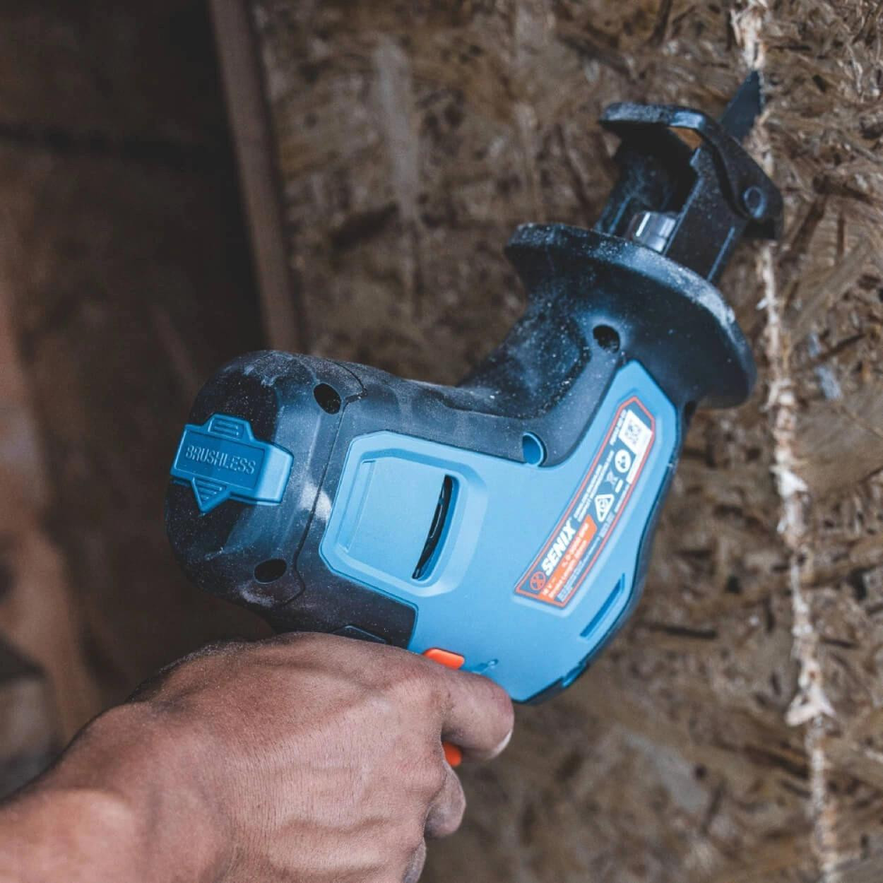 Senix Tools Senix X2 18V Brushless 22mm Compact Reciprocating Saw Skin 