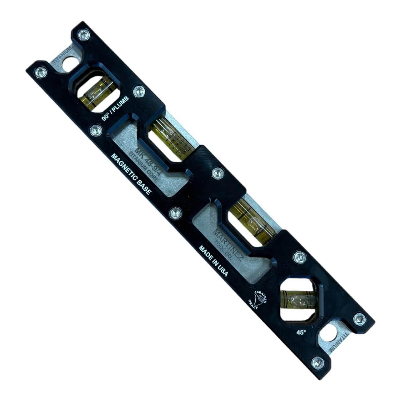  Martinez Tools Magnetic Level – 9” & 12” Titanium Core Aluminium 