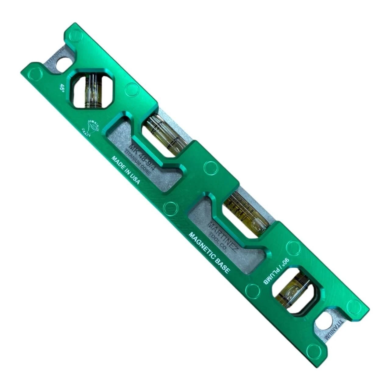  Martinez Tools Magnetic Level – 9” & 12” Titanium Core Aluminium 