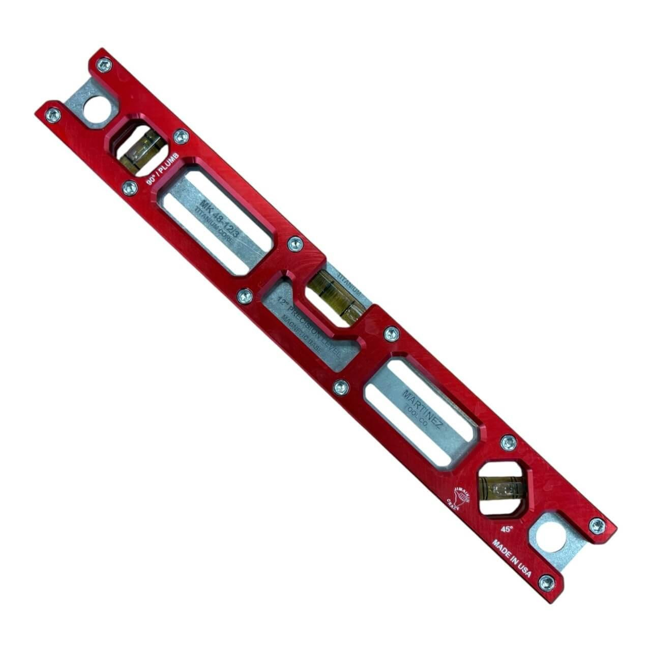  Martinez Tools Magnetic Level – 9” & 12” Titanium Core Aluminium 