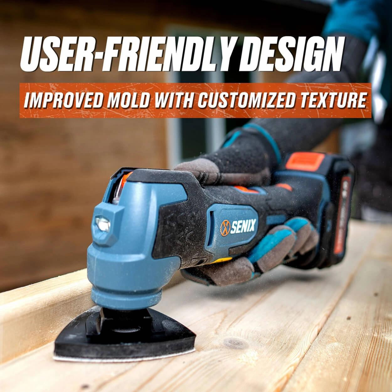 Senix Tools Senix X2 18V Oscillating Multi-Tool Kit 