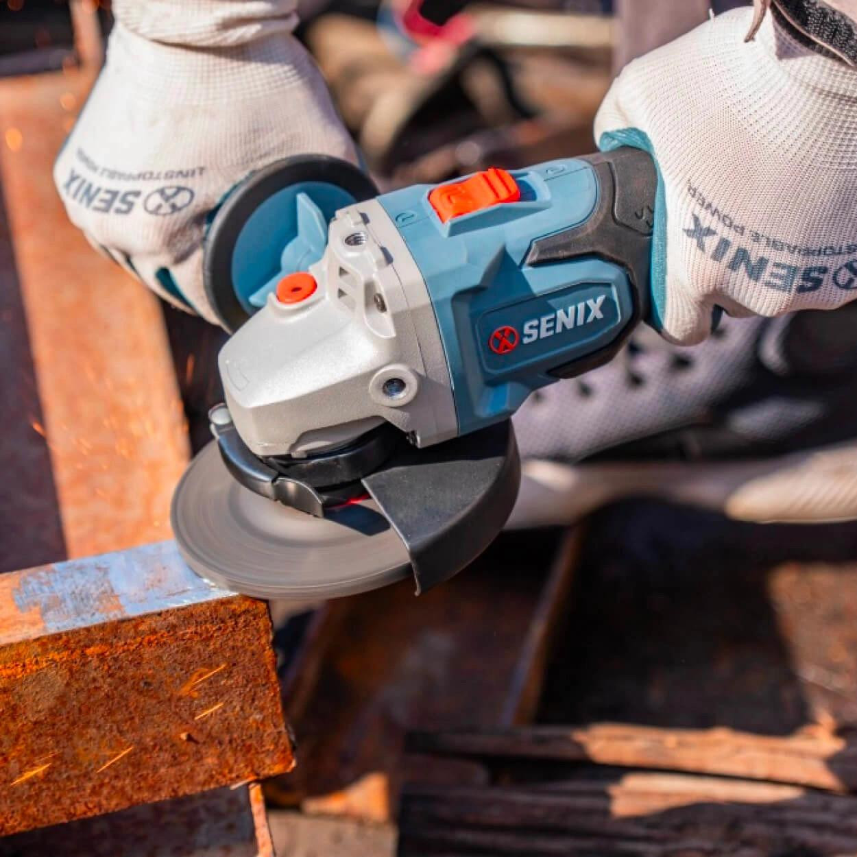 Senix Tools Senix X2 18V 125mm Angle Grinder Kit 