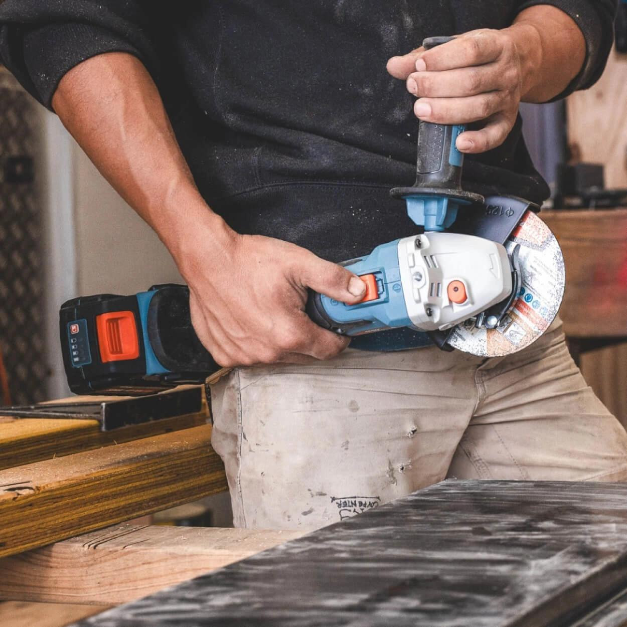 Senix Tools Senix X2 18V 125mm Angle Grinder Kit 