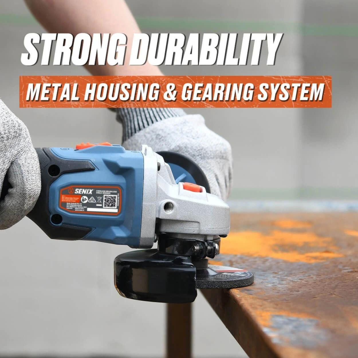 Senix Tools Senix X2 18V 125mm Angle Grinder Kit 