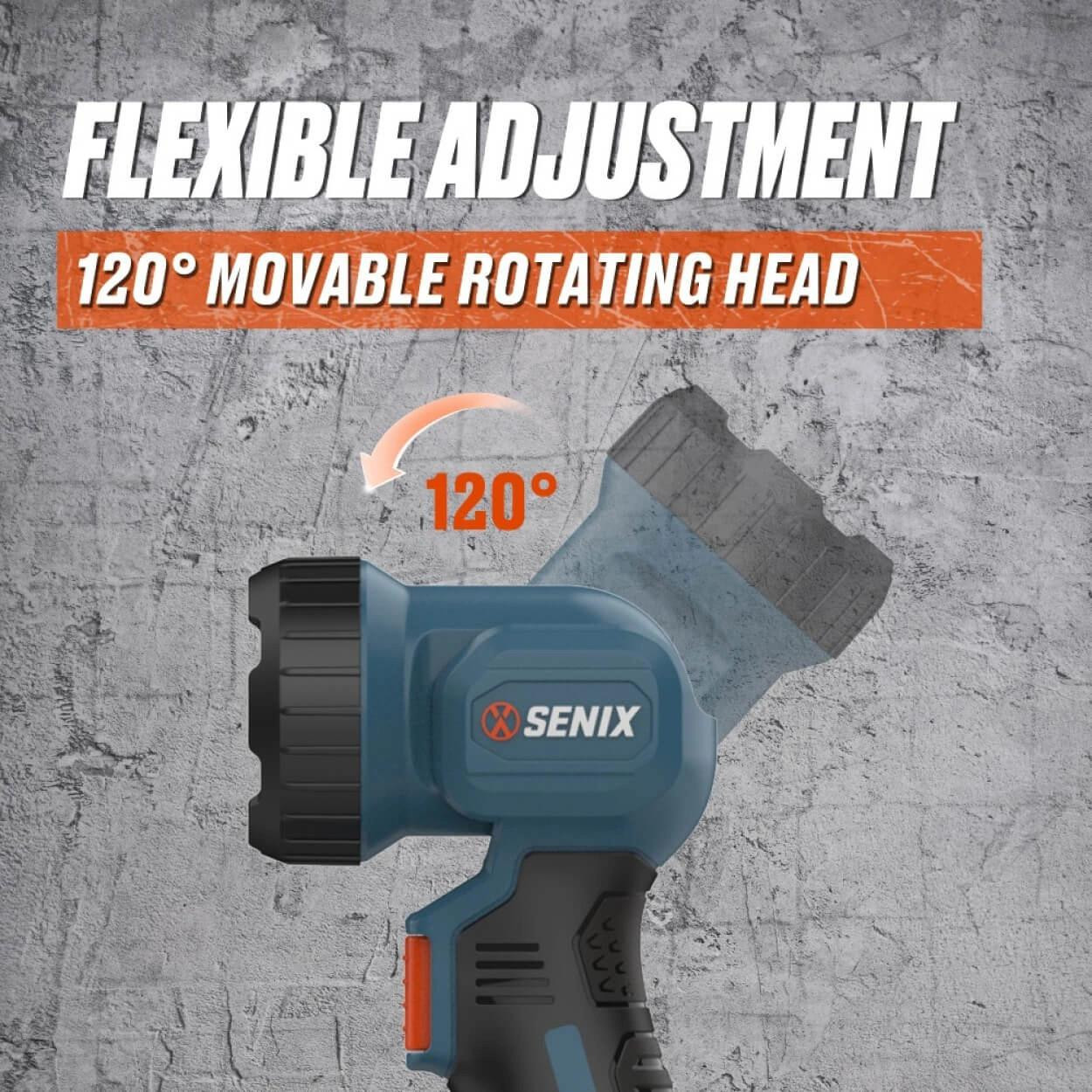 Senix Tools Senior X2 18V Cordless Flash Light Skin 