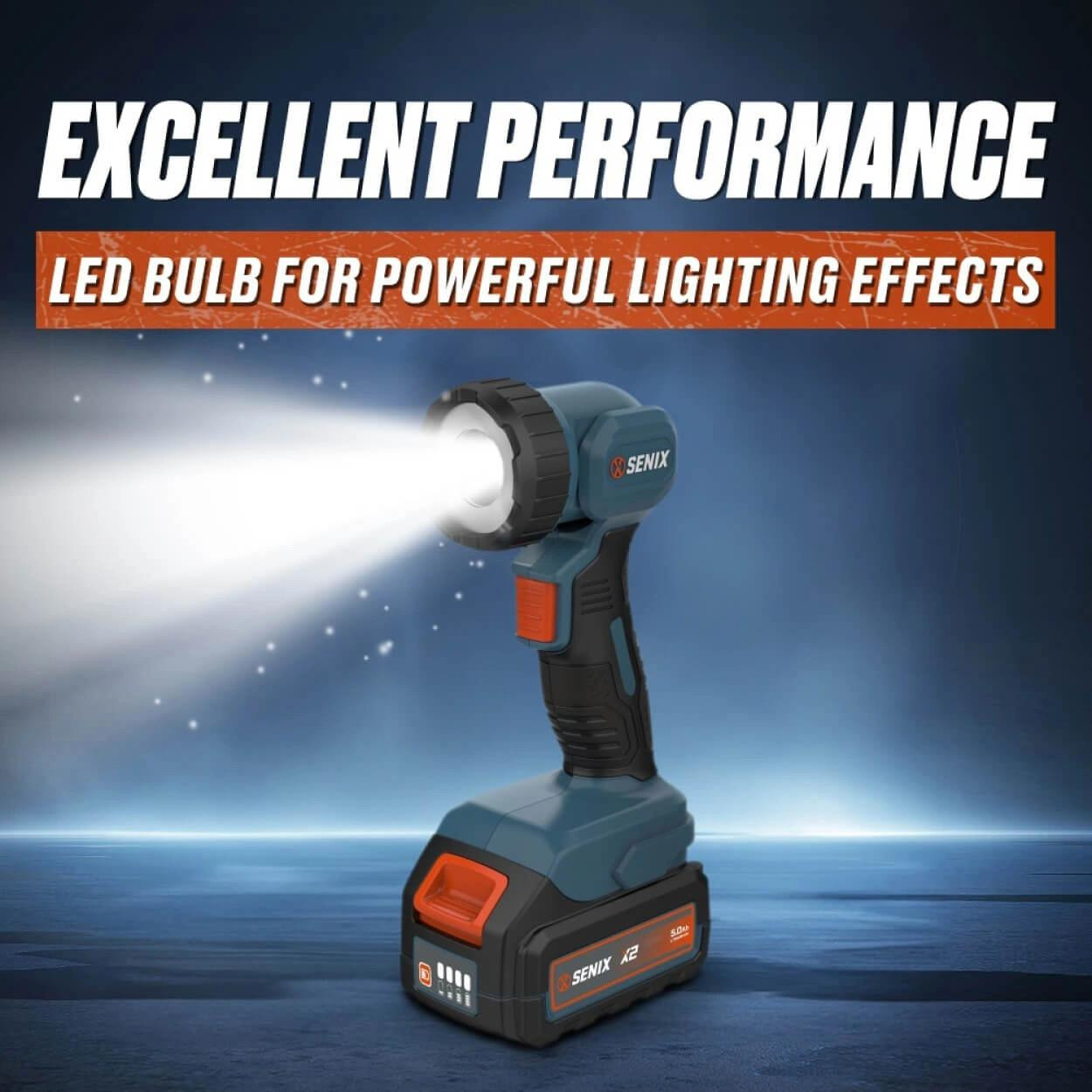 Senix Tools Senior X2 18V Cordless Flash Light Skin 