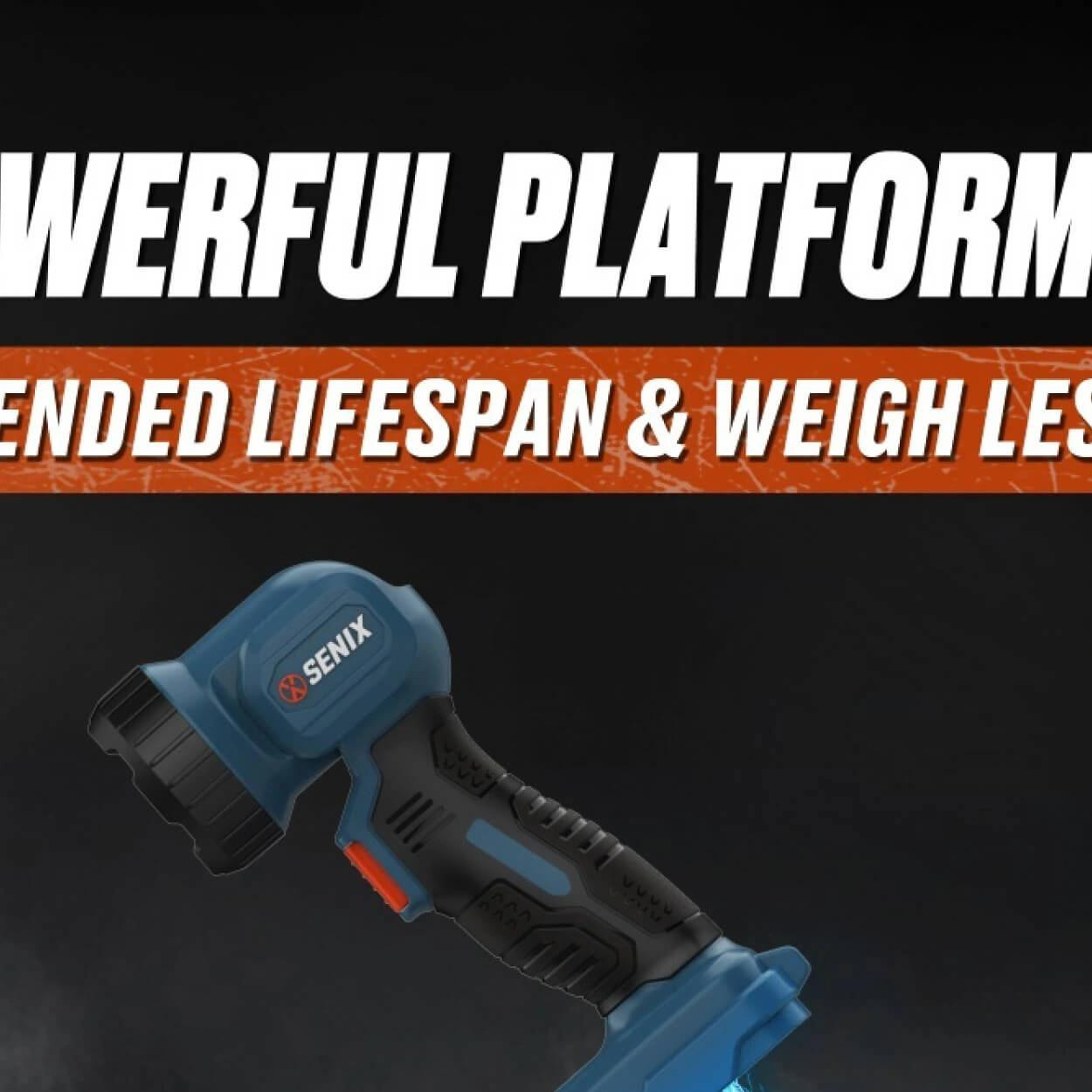 Senix Tools Senior X2 18V Cordless Flash Light Skin 