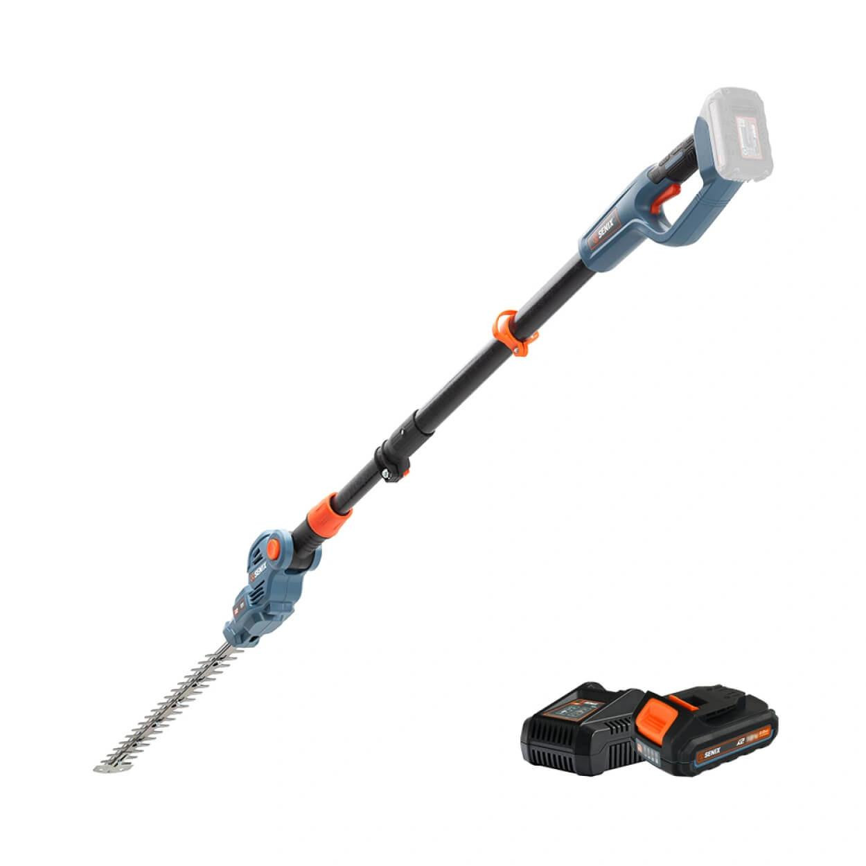 Senix Tools Senix X2 18V 45cm (18") Pole Hedge Trimmer Kit 