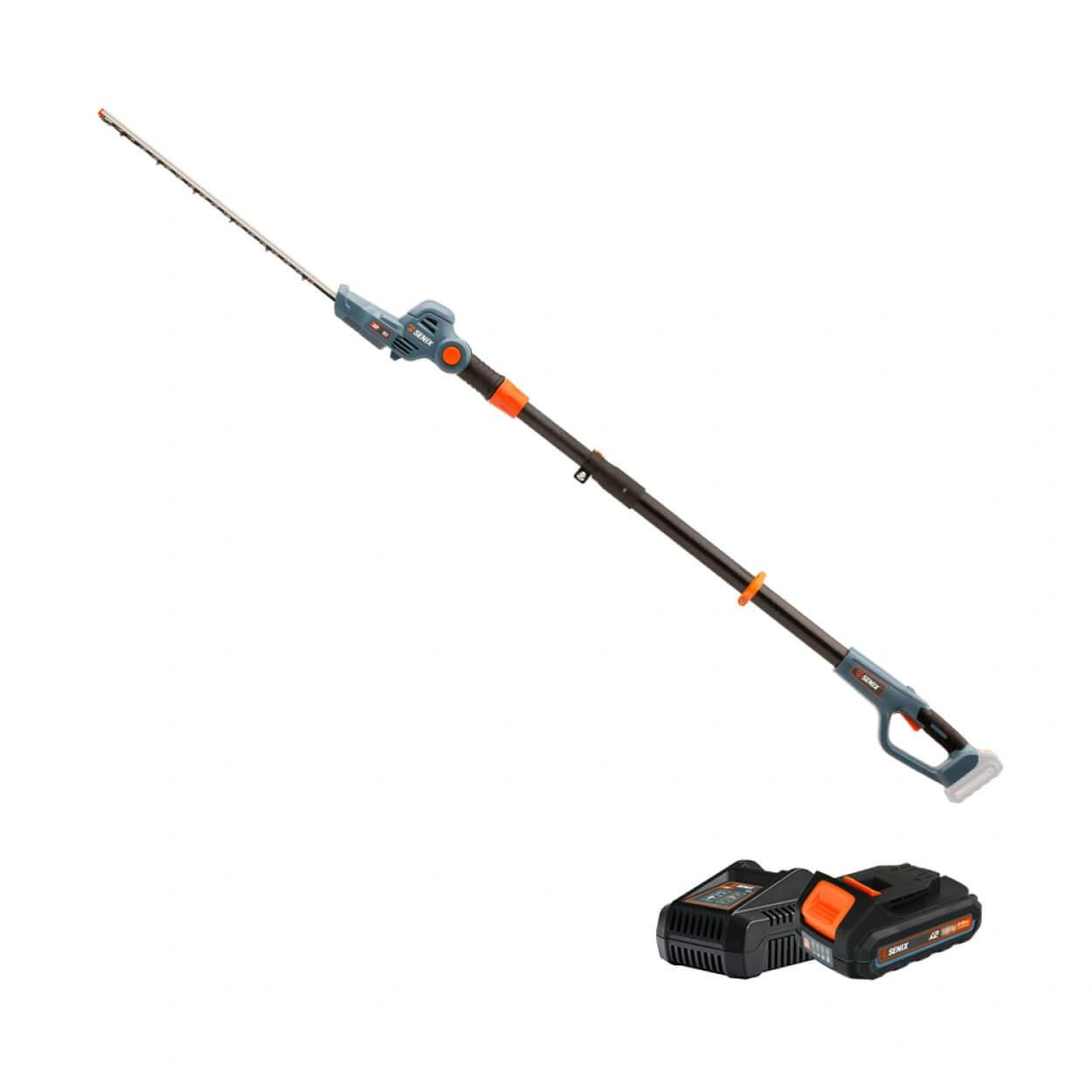 Senix Tools Senix X2 18V 45cm (18") Pole Hedge Trimmer Kit 