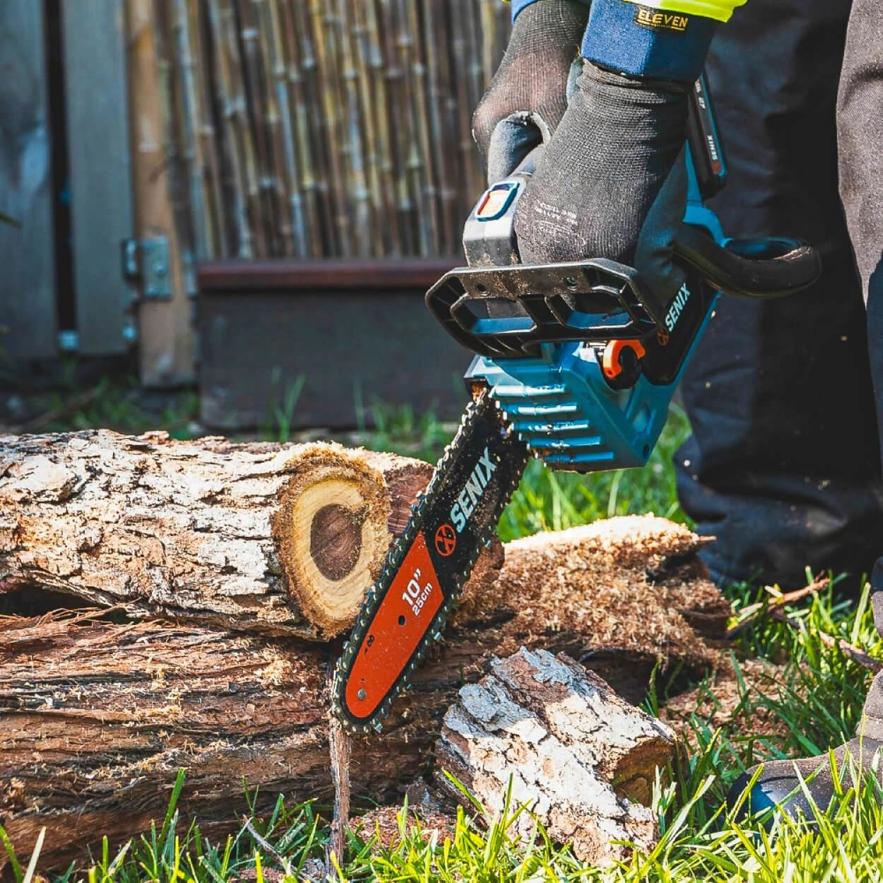 Senix Tools Senix X2 18V Brushless 25cm (10") Top Handle Chainsaw Kit 