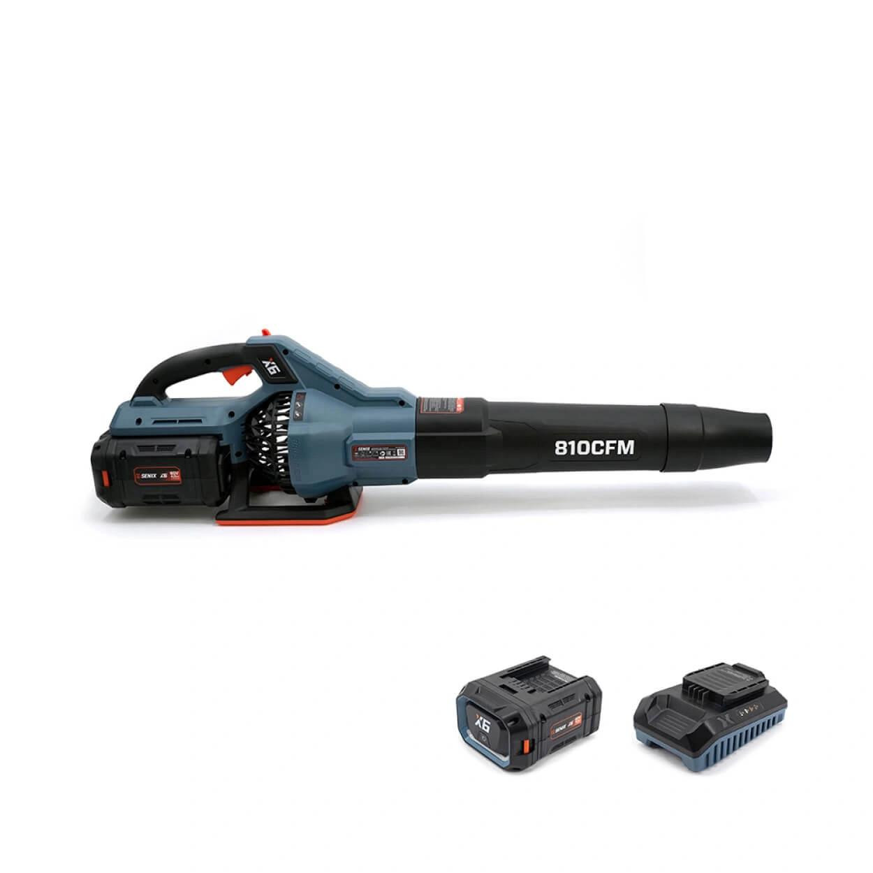 Senix Tools Senix X6 60V Brushless 1,380m3/hr Blower Kit 