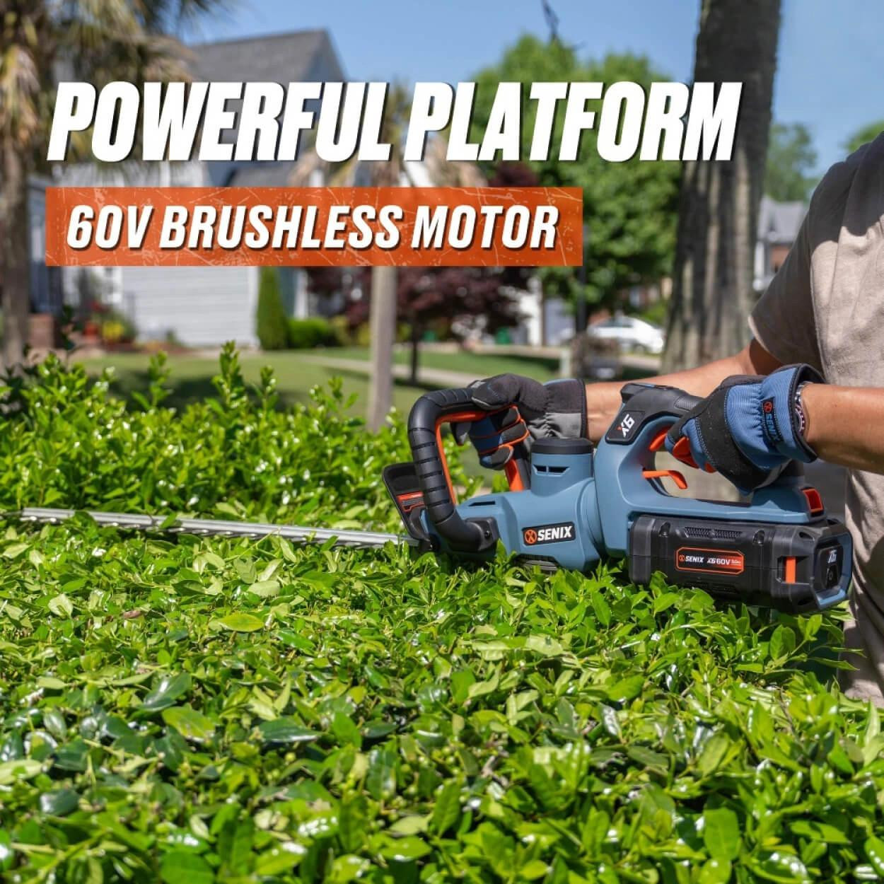 Senix Tools Senix X6 60V Brushless 69cm (26") Hedge Trimmer Skin 