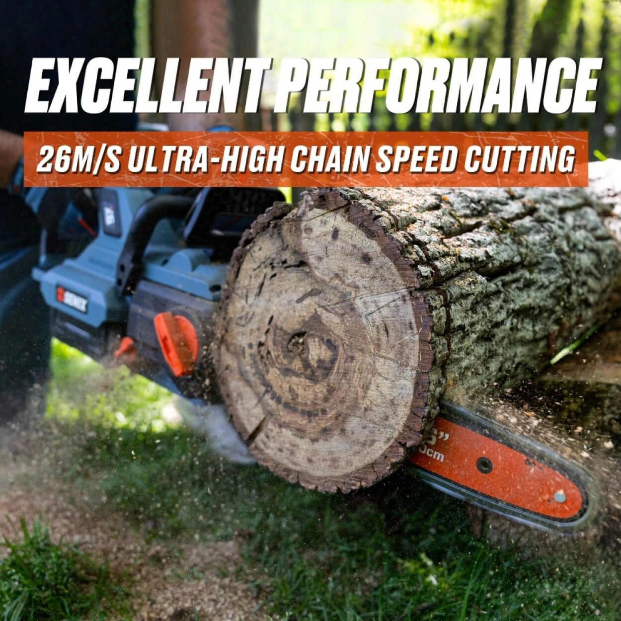 Senix Tools Senix X6 60V Brushless 40cm (16") Rear Handle Chainsaw Skin 